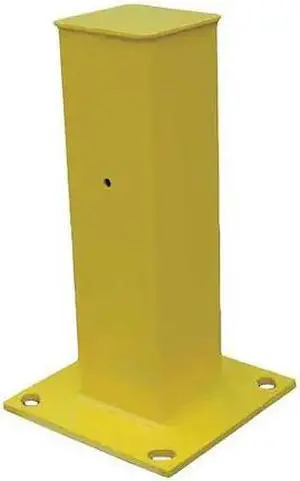 ZORO SELECT 21XL98 Tubular Mounting Post,10 In x 18 In,Ylw