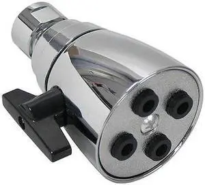 KISSLER 76-1041 Showerhead,Wall Mount,Plastic