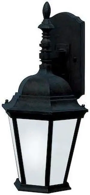 MAXIM 65104BK Westlake LED E26 1-Light 9.5" Wide Black Outdoor Wall Sconce