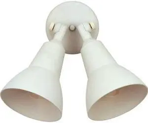MAXIM 92008WT Outdoor Essentials 2-Light 18.5" Wide White Outdoor Wall Sconce
