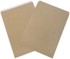PARTNERS BRAND RM12PSK Self-Seal Flat Mailers, 20" x 27", Kraft, 50/Case