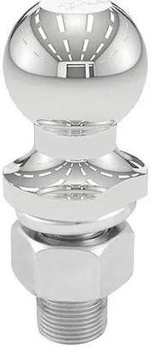 CURT 40062 Trailer Ball, 1"x2-1/8" Shnk, Chrm, 1-7/8", Size (In.): 1" x 2-1/8"