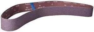 NORTON ABRASIVES 78072722160 Sanding Belt, 4 in W, 54 in L, Coated, Aluminum