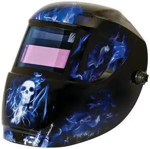WALTER SURFACE TECHNOLOGIES 1000F-0141 Welding Helmet CARRERA w/1000F BLUE DOOM