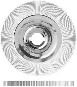 DEDECO 1395 SUNBURST 10" X 1" TS WHITE 120 GRIT (A/O) 1/UNIT