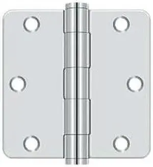 DELTANA S35R4HD26 Bright Chrome Radius Hinge