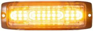 BUYERS PRODUCTS 8890300 Ultra Thin Wide Angle 5 Inch Amber LED Strobe Light
