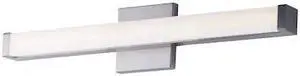 MAXIM 52002SN Spec Vanity 1-Light 24" Wide Satin Nickel Vanity Light