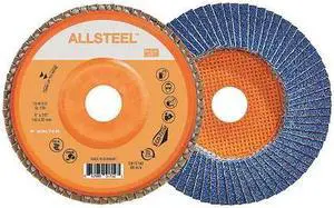 WALTER SURFACE TECHNOLOGIES 13W551 Allsteel Wire Brush Knot Twist Wheel 5" -