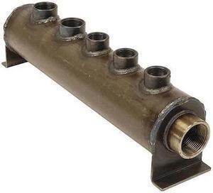 BUYERS PRODUCTS RM10SS MANIFOLD, RETURN LINE 6 PORT, 304SST