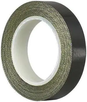 TAPECASE 15C811 Antistatic Tape,2 In x 18 yd,5 mil,Black