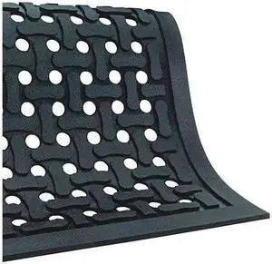 PARTNERS BRAND MAT217 Drainage Mat,Slip Guard,3x9 ft., Drainage Holes, 3 ft. W