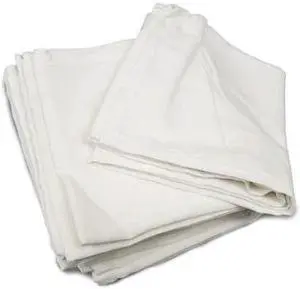 HOME BASICS Z22861 Bleached Flour Sack Towel, 28" x 29", PK12