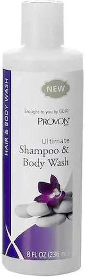 PROVON 4227-48 Ultimate Shampoo & Body Wash, 8oz Bottle, Herbal, PK48