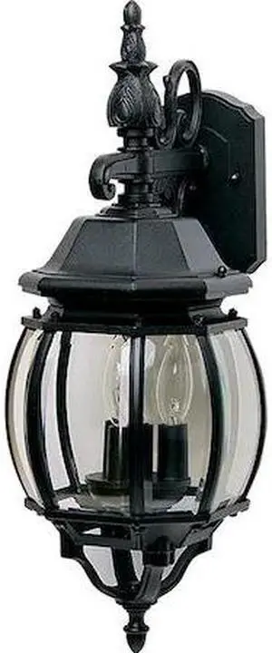 MAXIM LIGHTING 1034BK Crown Hill 3-Light 8" Wide Black Outdoor Wall Sconce MAXIM LIGHTING 1034BK Crown Hill 3-Light 8" Wide Black Outdoor Wall Sconce