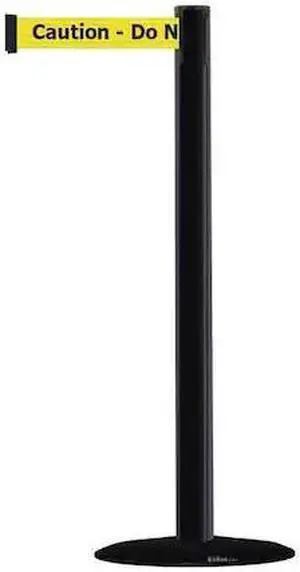 TENSABARRIER 875-33-STD-NO-YAX-C Barrier Post with Belt, 7 1/2 ft Length, 38 in