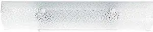 NUVO SF76-277 4 Light 24 in. Vanity Diamond in. U in. Channel Glass White