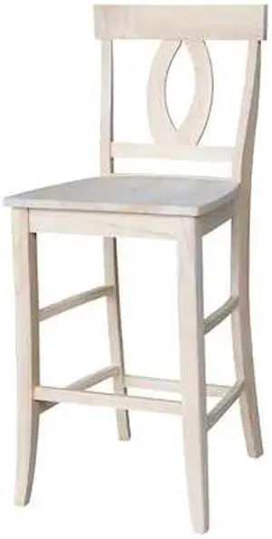 INTERNATIONAL CONCEPTS S-1703 Verona Bar Height Stool, 30" Seat Height,