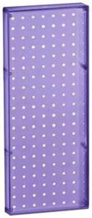 AZAR DISPLAYS 770820-PUR 8" x 20.625" Pegboard Panel - One sided, PK2