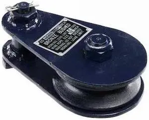 US CARGO CONTROL 4040T3 4040 Tailboard Block (3/8" wire x 3" sheave)