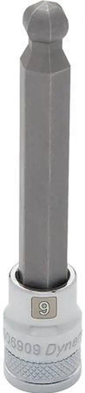 DYNAMIC D006904 3/8" Drive, 4mm Metric Socket, Hex Points