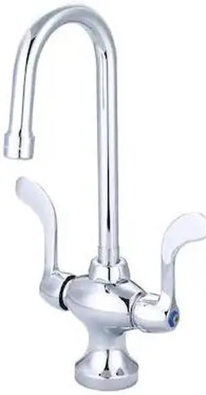 CENTRAL BRASS 0287-ELS17 Two Handle Bar/Pantry Faucet, Standard, Polished