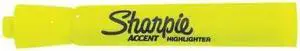 SHARPIE MK601FYE Sharpie Accent Highlighters, Fluorescent Yellow, PK12