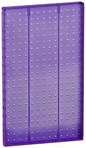 AZAR DISPLAYS 771322-PUR 13.5" x 22" Pegboard Panel - One sided, PK2