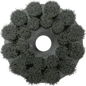 WEILER 86116 Burr-Rx 6" Shell-Mill Holder Disc Brush .043/120CG Crimped Fill