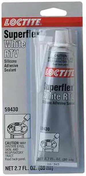 LOCTITE 135506 Sealant, 85 g, Tube, Whites, Silicone Base