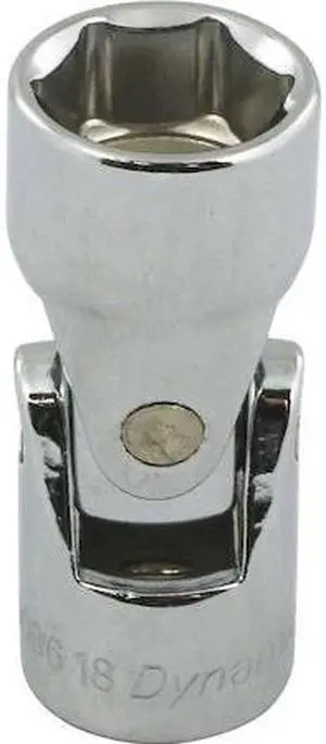 DYNAMIC D008618 3/8" Drive, 9/16" SAE Socket, 6 Points