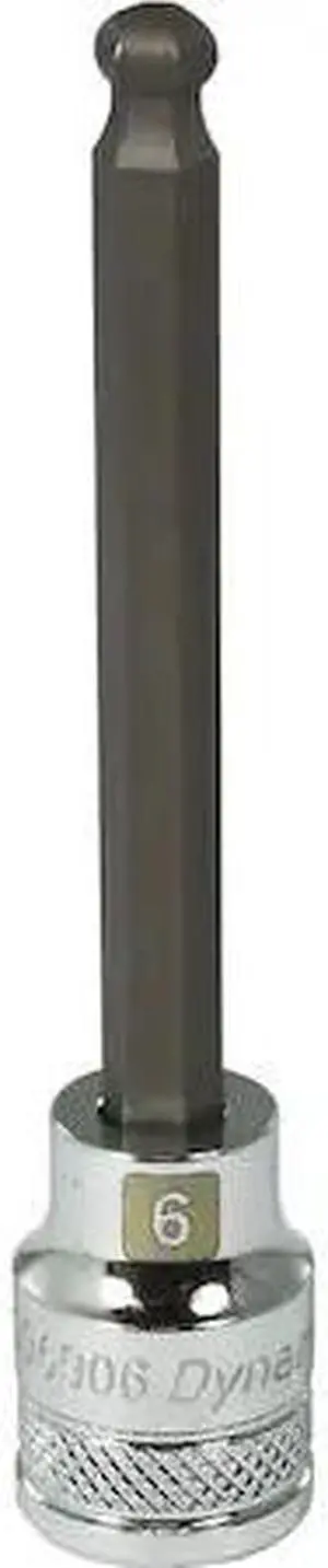 DYNAMIC D006906 3/8" Drive, 6mm Metric Socket, Hex Points
