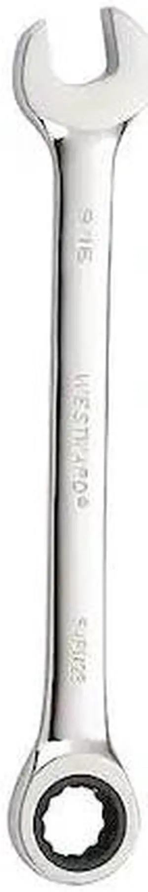 WESTWARD 54PN28 Combination Wrench, SAE, 7 1/2 in Length, 9/16 in Head, 12