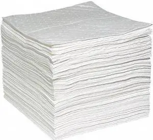 SPILLTECH WPF100H Absorbent Pad, 15 in W x 19 in L, Absorbs 26.3 gal. per Pkg,
