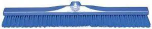 TOUGH GUY 48LZ30 Push Broom Head,Blue Bristle,2" L