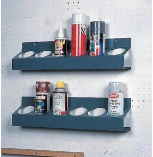 DURHAM MFG 385-95 Can Caddy, 6 Compartments, Gray, Steel, 21-1/2 in W x 3-1/8