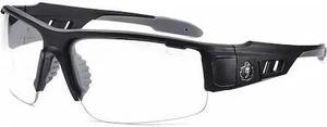 ERGODYNE DAGR Dagr, Safety Glasses Polarized, Clear Lens, Half-Frame,
