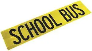 3M 983-71 School Bus Sign,Refl,W 36 In, L 8.75 In