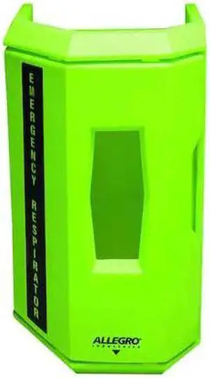 ALLEGRO INDUSTRIES 4550 Hi-Viz Green Single EBA Wall Case