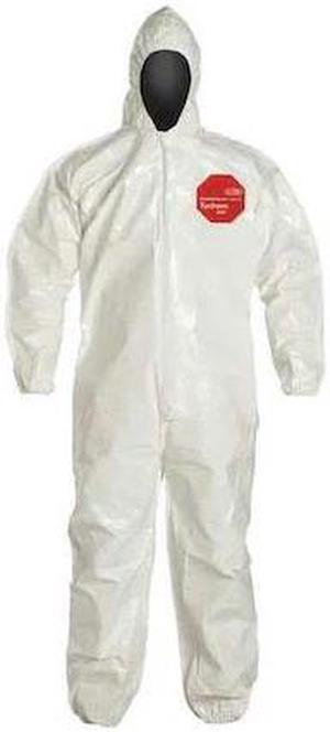 Hooded Tychem(R) SL, Bound, 2XL, PK 12