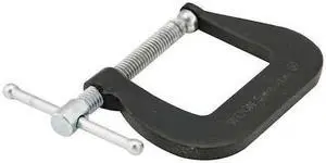 C-Clamp, Super Junior, 2 in, Blk Oxide