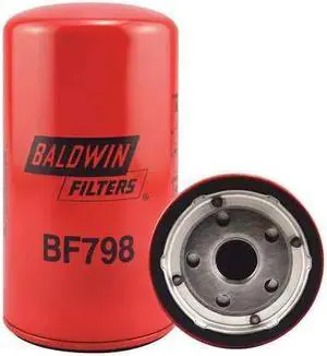 BALDWIN FILTERS BF798 Fuel Filter, 6-19/32x3-11/16x6-19/32 In