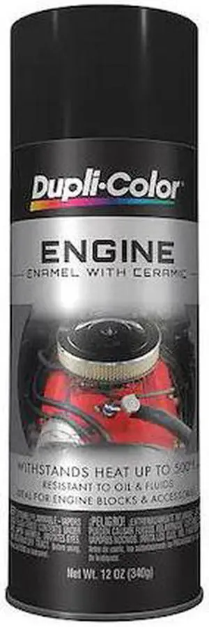 DUPLI-COLOR EDE161307 16 oz. Gloss Black Engine Enamel