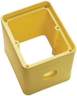 LEGRAND 3200 Portable Outlet Box,2 Gangs,2 Inlets
