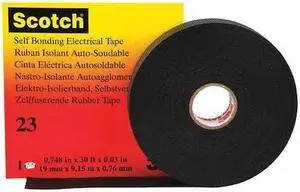 3M 23-2X30FT Splicing Tape, 30 mil, 2" x 30 ft., Black