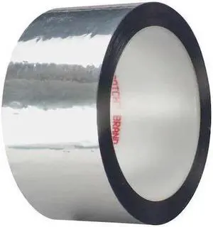 Film Tape,Silver,2 in. W,Acrylic,72 yd. 3M 850