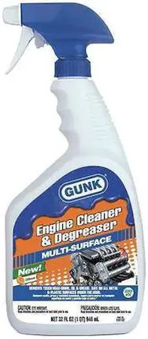 GUNK EBT32 Multi-Surface Engine Cleaner & Degreaser Cleaner/Degreaser, 1 qt