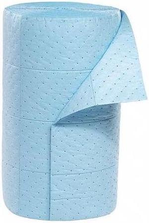 SPILLTECH BRF150H Sorbent Roll, 49 gal, 30 in x 150 ft, Oil, Blue, Polypropylene
