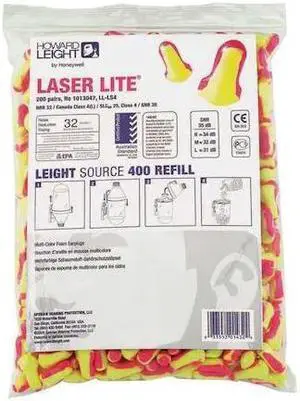 HONEYWELL HOWARD LEIGHT LL-LS4-REFILL Laser Lite(R) Disposable Foam, Ear Plug