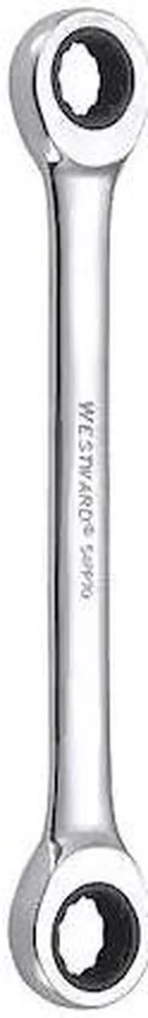 WESTWARD 54PP70 Ratcheting Box End Wrench,7-1/2" L
